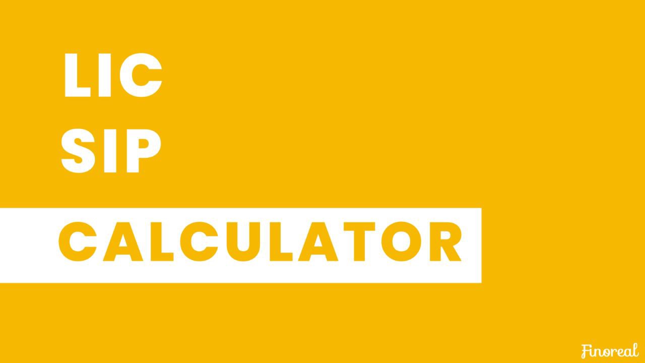 LIC SIP Calculator – Smart Mutual Fund Investment Planning