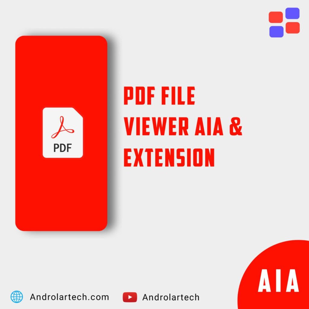 Free PDF File Viewer App AIA File For Kodular & Niotron