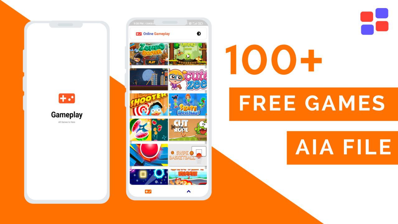 Get the 100+ Games in One App AIA File for Kodular & Niotron. A fully functional all-in-one gaming app with multiple categories,